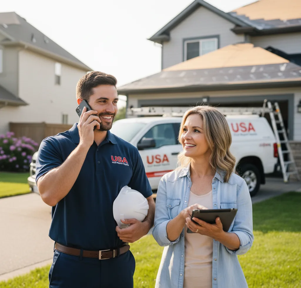 USA Roof Repair Experts customer support in East Helena